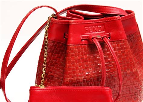 fendi woven bucket bag|fendi bucket bag used.